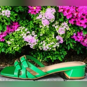 KAYLEEN By Los Angeles Vibrant Green Sandals